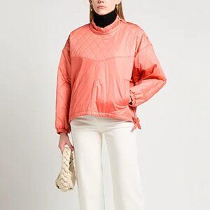 Isabel Marant casual woven quilted jacket in salmon pink size 36 (US 4, S)‎